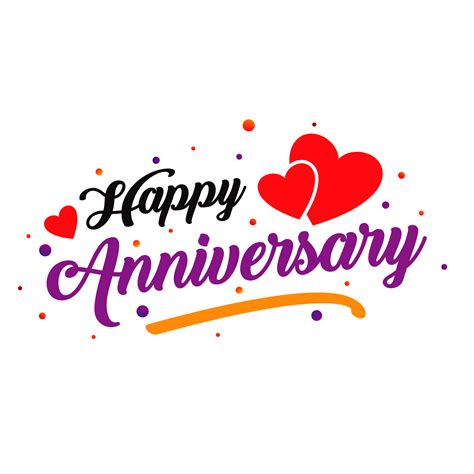 happy anniversary font png
